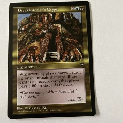 MTG Breathstealer's Crypt Visions  MTG NM Magic: The Gathering Free Ship - Image 1 of 2