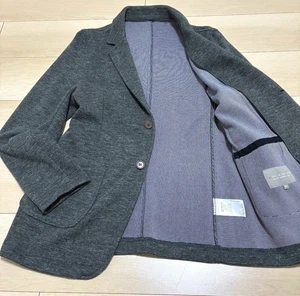 Good Condition✨UNITED ARROWS Men's Tailored Jacket M Gray Business Smart - Picture 1 of 8