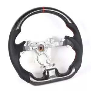 Carbon Fiber Sport Steering Wheel For Infiniti G25 G35 G37 Sedan Coupe 08-15 - Picture 1 of 11