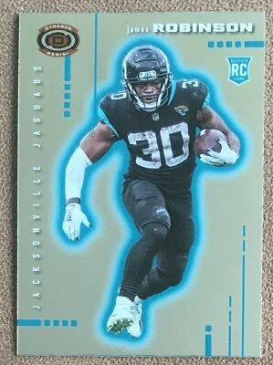 James Robinson 2020 Panini Chronicles Dynagon Chrome Rookie #D-16 Jaguars Insert - Image 1 of 2