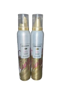 2 Pantene Pro V Stylers Curl Mousse Touchable Tame Frizz 6.6 oz - Picture 1 of 2