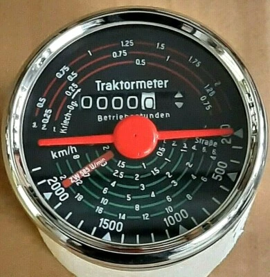 Traktormeter Tacho Stundenzähler passend für Fendt F 220 GT, F 225 GT Neu  60505 - Bild 1 von 3