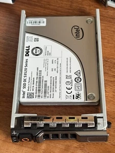 Intel S3520 800GB, Internal, 2.5 inch (SSDSC2BB800G7R) w/caddy Internal SSD DELL - Picture 1 of 3