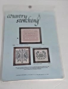 Kit punto croce cucitura country #371 su lino lettere scarlatte 10" x 12" nuovo con scatola - Foto 1 di 2