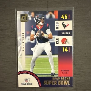 2024 Panini Donruss CJ Stroud Road To The Super Bowl Insert Texans NFL #SBWC2 - Picture 1 of 2