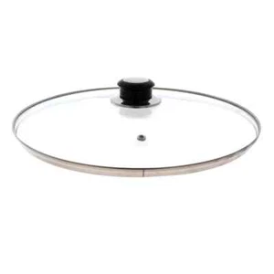 Repuesto Tapa Vidrio Cubierta Ventilada Sartén Cacerola Cazuela Olla Wok 24-30cm - Imagen 1 de 3