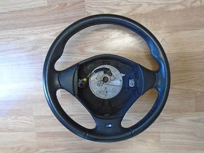 00-02 BMW Z3 M Coupe E36 M Sport 3-Spoke Leather Steering Wheel 2000-2002 - Imagem 1 de 4