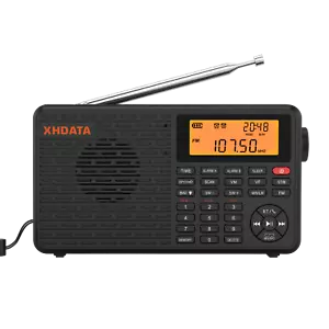 XHDATA D-109 FM Stereo AM LW MW Shortwave Portable Radio Bluetooth/MP3 IT Card - Picture 1 of 16