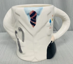Medical Doctor Coat Novelty Coffee Mug, B & B Giftware Fred Hollinger 1992 - Picture 1 of 6