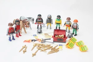 Vintage Playmobil Knights Pretend Play Custom set Treasure Horse Medieval - Picture 1 of 7