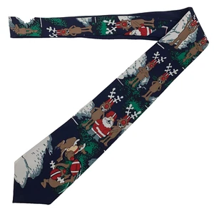 C. Garets Blue Novelty Christmas American Football Sports Tie 3.5 x 56.5 - Picture 1 of 7