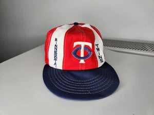 Vintage Rare MLB Minnesota Twins SnapBack Medium Trucker Baseball Hat Cap - Picture 1 of 5