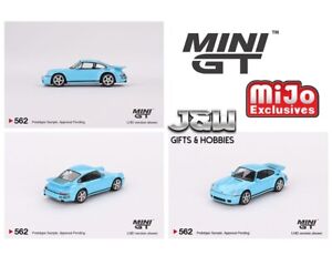 Mini GT RUF CTR Anniversary Bayrisch Himmelblau MGT00562 1/64
