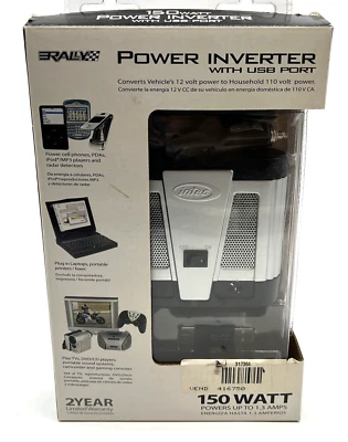 RALLY 150 Watt Power Inverter With USB Port - Image 1 of 4