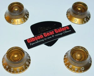 Les Paul Regler Set Glocke Gold Gitarrenteile SG Gibson Plektrum ES Custom Project A - Bild 1 von 3