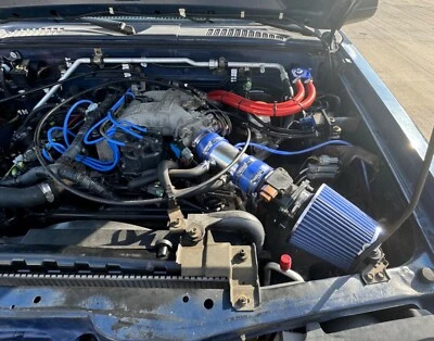 AIR INTAKE FILTER KIT FOR 1999-2004 NISSAN FRONTIER XTERRA 3.3L V6 (BLUE) Foto 1 de 4
