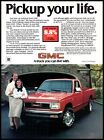 1985 GMC S-15 4x4 Truck Vintage Print Ad Pickup Your Life Laredo Tire Wall Art