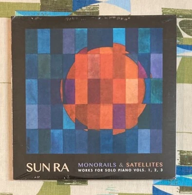 Sun Ra ЗАПЕЧАТАННЫЙ 3 LP монорельсовые дороги и спутники работает для соло фортепиано томов. 1, 2, 3 М/М - Изображение 1 из 2