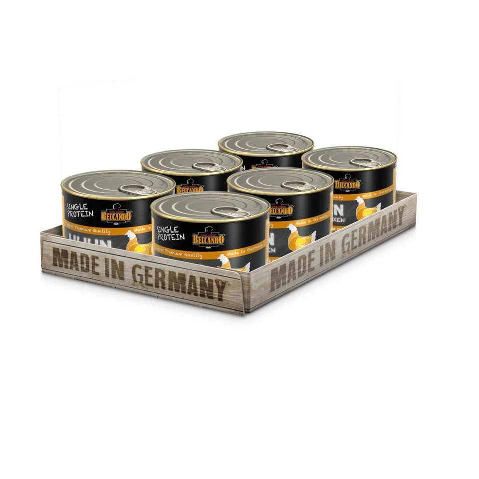 Belcando Single Protein Huhn Hundefutter Nassfutter | 6 x 200 g - Bild 1 von 1