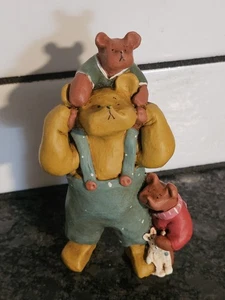 Annekabouke Bear & Me Teddy Gnomy Friends Standing Figure Handmade Dutch 90s Htf - Picture 1 of 8