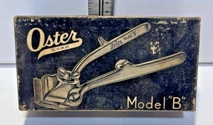 Cortapelos Oster Modelo "B" De Colección, Cortapelos Elegante - Solingen, Alemania, y Navaja de Mano - Imagen 1 de 8