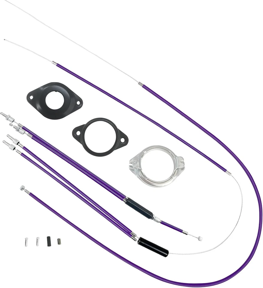 Pro BMX Gyro Brake Cable Kit with Front+Rear Cables & Spinner Rotor - Image 1 of 4