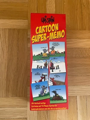 Spiel Uli Stein Cartoon Super-Memo  72 Karten Memory - Bild 1 von 3