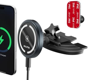 for 15W MagSafe Car Mount Charger for iPhone 16, Fast Wireless Charging, Magn... - Photo 1 sur 8