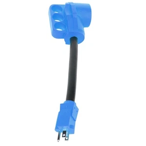 RV Electrical Converter Cord Cable 15 Amp Male to 50 Amp Female Adapter - Picture 1 of 23