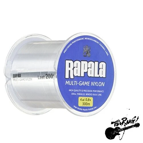 Bobina Rapala / Multijuego Nylon 300m Bobina Cuerda 4lb (0.8 Edición) Foto 1 de 1