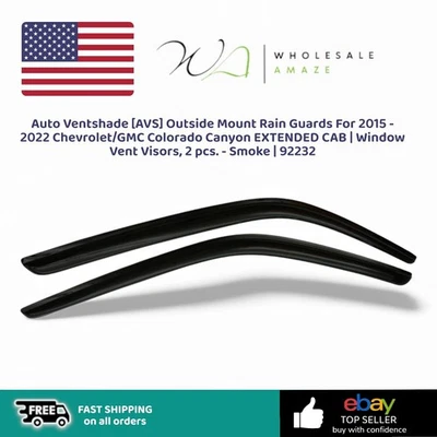 Auto Ventshade [AVS] Outside Mount Rain Guards For 2015 - 2022 Chevrolet/GMC Foto 1 de 4