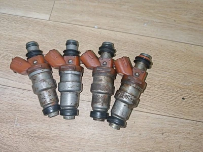 Toyota MR2 AE92 Supercharged 4agze Fuel Injector set OEM used 23250-16061 - Image 1 of 4