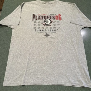 Vintage 2006 16 Teams 1 Dream Buffalo Sabres Goat Head Playoff T-Shirt Herren XXL - Bild 1 von 2