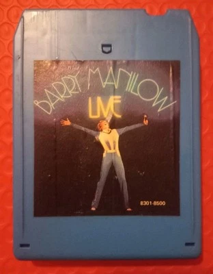 🎙 🎵 Barry Manilow LIVE 8 Track Tape 1977 Great Artist Vintage Rare Collectable - Image 1 of 3