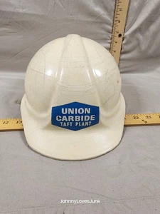 American Optical Union Carbide Taft Plant Hard Hat Used Louisiana  - Picture 1 of 3
