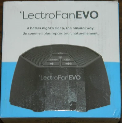 LectroFan EVO 白色噪音非循环睡眠音响机 - 黑色 — 第 1/3 张图片