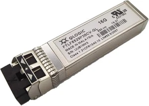 Transceptor de canal de fibra Qlogic FTLF8529P3BCV-QL 16Gb/s onda corta SFP-Plus - Imagen 1 de 1