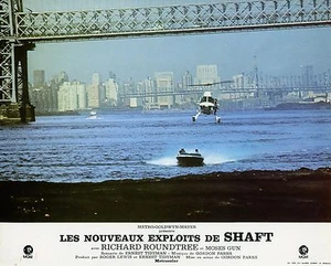RICHARD ROUDNTREE SHAFT 'S BIG SCORE 1972 VINTAGE PHOTO FRENCH LOBBY CARD N°8 - Imagen 1 de 1