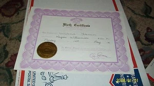 XAVIER ROBERTS CABBAGE PATCH SOFT SCULPTURE BIRTH CERT OPAL GIRL - Picture 1 of 2