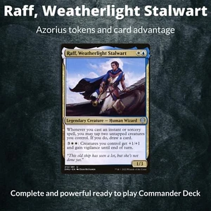 Raff, Weatherlight Stalwart -Magic Gathering Commander MTG EDH Azorius Token - Picture 1 of 13