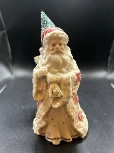 LENOX PETALS & PEARLS SANTA WITH CHRISTMAS TREE ORIGINAL BOX - Picture 1 of 24