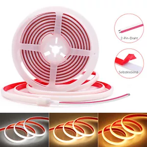 24V Neon COB Striscia LED Adesiva Impermeabile IP68 Flessibile Luci Bianco Caldo - Foto 1 di 15