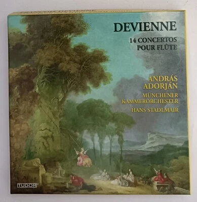 François Devienne 14 Concertos Pour Flute Et Orchestre Andras Adorjan 4CD Box  Foto 1 de 4
