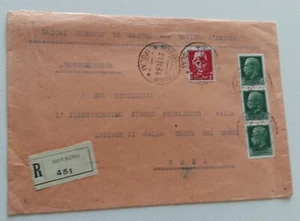 1934 ZACCAI BORTOLO di ANDR RACCOMANDATA da ROVIGNO+ROVIGNO D'ISTRIA (POLA)-C304 - Picture 1 of 1