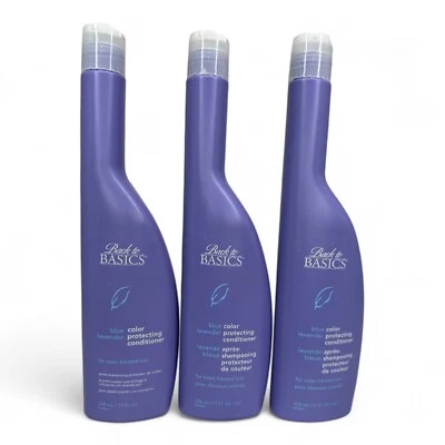 (3) Back To Basics Color Protecting Conditioner Blue Lavender 11 fl oz Each New - Image 1 of 2