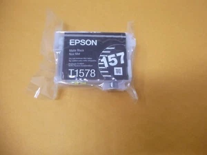 Genuine Epson 157 Matte Black Ultrachrome K3 Ink T157 T1578 Stylus Photo R3000 - Picture 1 of 1
