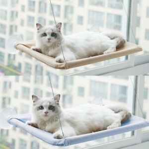 Pet Cat Window Perch Hammock Seat Large Cats Kittens Bed Shelves Furniture Wall
