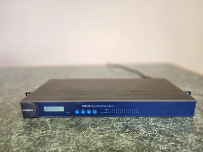 MOXA CN2510-16 PORT RS-232 TERMINAL SERVER - USED - Image 1 of 4