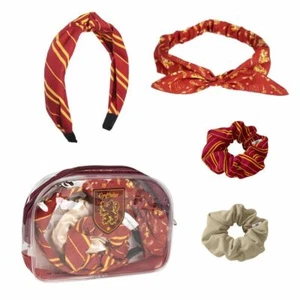 NECESSAIRE ASTUCCIO SET ACCESSORI PER CAPELLI HARRY POTTER GRIFONDORO GRYFFINDOR - Picture 1 of 3