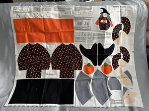 VIP Cranston Halloween Winnie Witch Cut Sew & Stuff Fabric Panel 36" x 44" Uncut - Picture 1 of 3